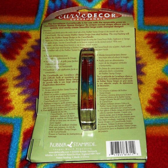 Curve Decor Curve Handle by Rubber Stampede, For Use With Rubber Stamp Designs - Picture 4 of 5